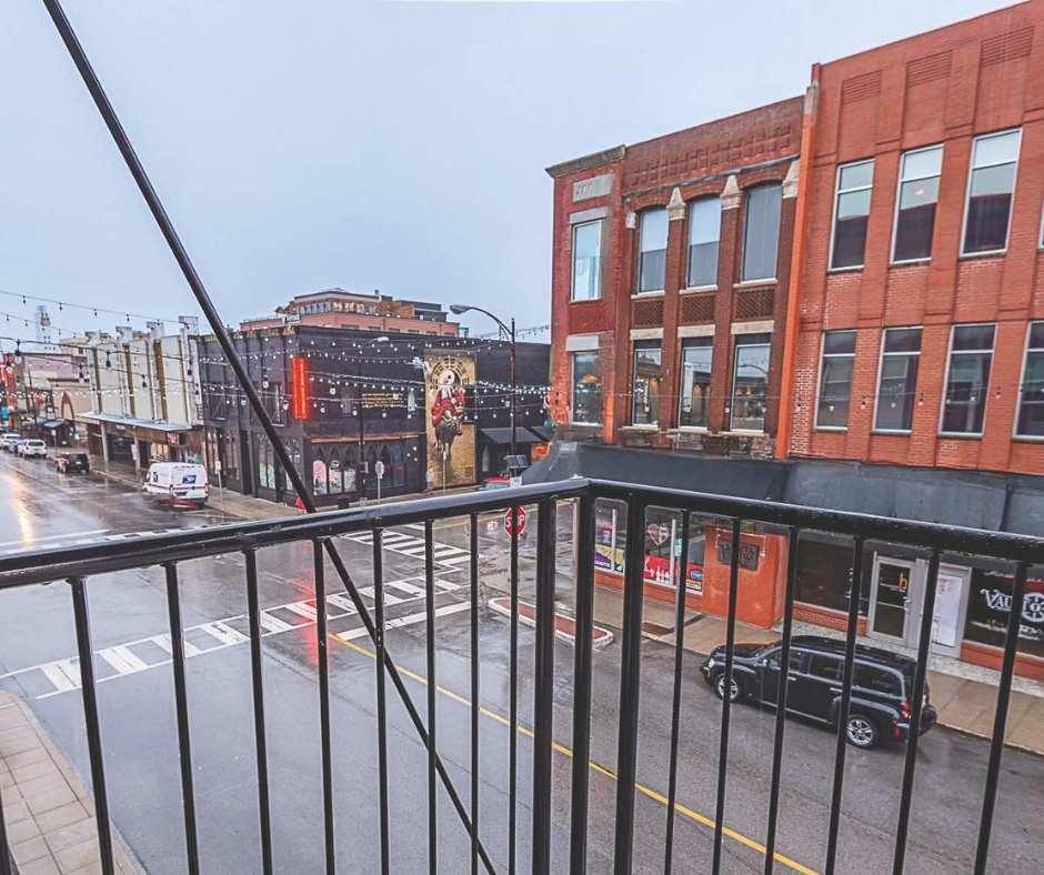 View of the Springfield community from Wheeler's Lofts